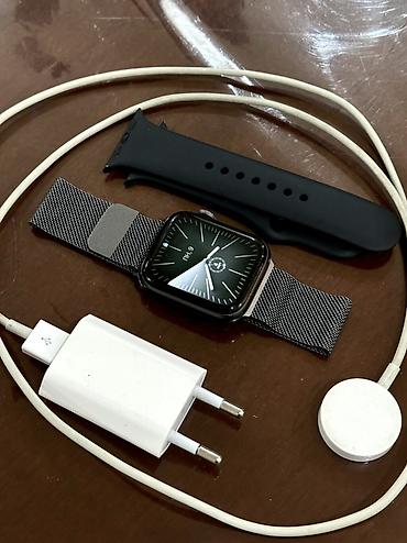 apple woth: Apple Watch 5 44mm Основные особенности: - Цвет корпуса: темный — 9