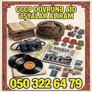 İdman və hobbi: CCCP dövrünə aid olan əşyalar aliram — 1