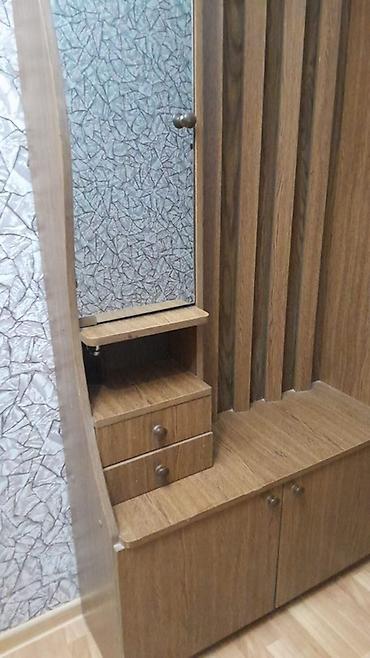 Dəhliz dolabları: İşlənmiş, 2 qapılı, Güzgülü, Qəhvəyi, Açılan, Düz dolab — 2