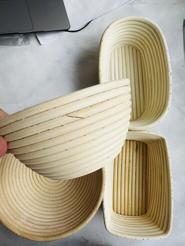 Другие товары для кухни: Ротанговая корзина для расстройки теста. КРУГЛЫЕ 25см и 22см ОВАЛЬНЫХ — 2