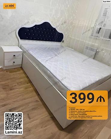 Ev üçün mebel: La Mini çarpayı dəsti - Model: Kod 4444 - Ölçü: 160 × 200 sm - — 1