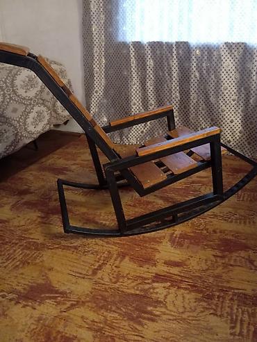Кресла-качалки: Кресла-качалка, Б/у, Самовывоз, цвет - Коричневый — 8