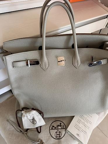 Hermès Birkin çanta – Togo dəri, açıq boz rəng. Iki dəfə istifadə lalafo.az -da Hermès Birkin çanta – Togo dəri, açıq boz rəng. Iki dəfə istifadə