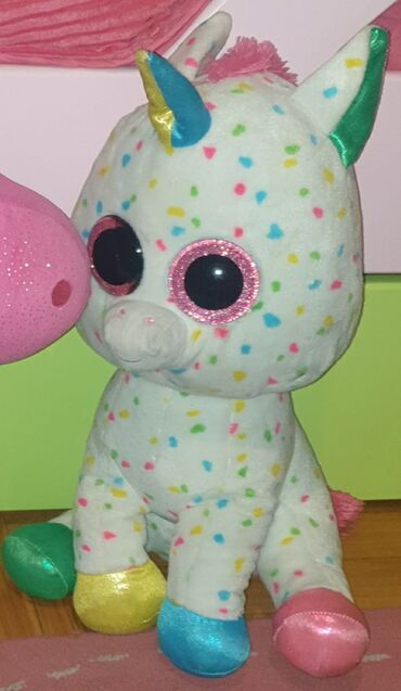 majice za kupanje sa uv zastitom za decu: TY BEANIE BOOS jednorog original plisana igracka Harmony. Ogromna