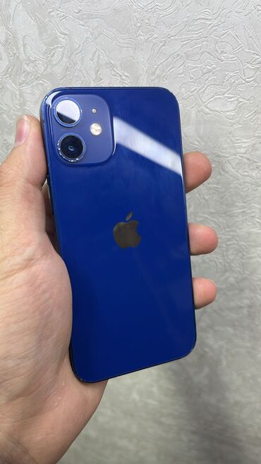 Apple iPhone: IPhone 12 mini, 128 ГБ, Синий, Гарантия, Беспроводная зарядка, Face ID