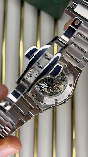 saat samdan: Hublot skelet dizaynlı kişi saatı - Korpus: fırçalanmış və cilalanmış — 5