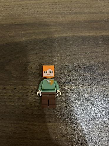 robot oyuncaqlar: LEGO minifiqur – Minecraft “Alex” - Orijinal LEGO Minecraft — 1