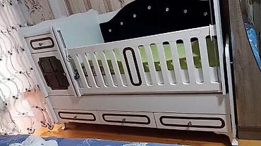 mothercare beşik: Oğlan və qız üçün, İşlənmiş, Dördbucaq, Beşik, Matras ilə, Yellənmə mexanizmsiz — 3