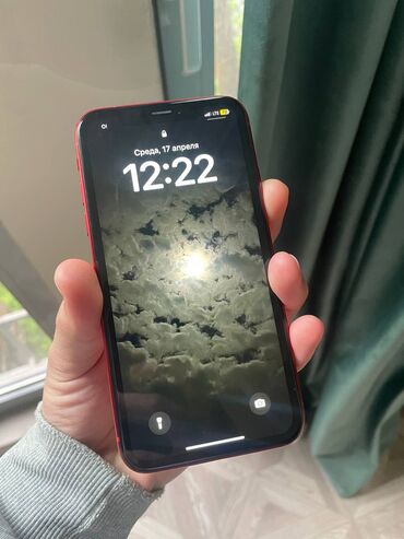 IPhone Xr, Б/у, 64 ГБ, Красный, Чехол, 81 %