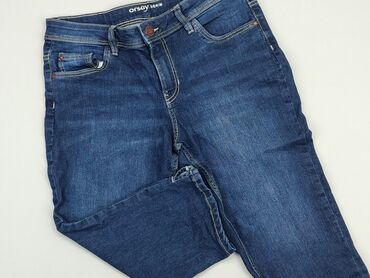 orsay spodnie damskie jeans: Spodnie 3/4 Damskie, Orsay, M, stan - Idealny