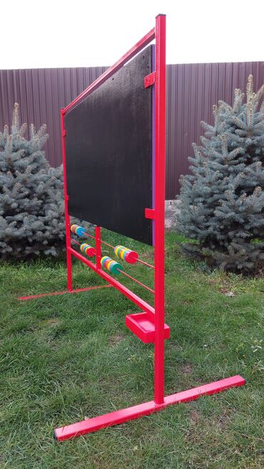 Игрушки: Доска меловая + Счёты! Доска двусторонняя!!! Для Детского садика! — 5