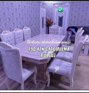 modern: Masa və oturacaq dəstləri