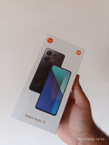 телефон флай 133: Redmi Note 13, 256 GB, rəng - Yaşıl, Zəmanət, Sensor, Barmaq izi