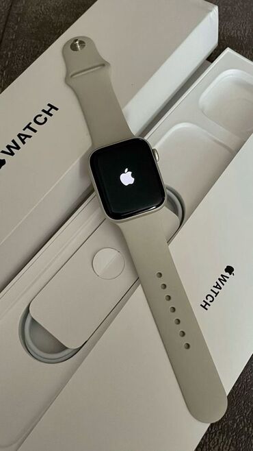 smart watch c002: Б/у, Смарт часы, Apple, Аnti-lost, цвет - Бежевый