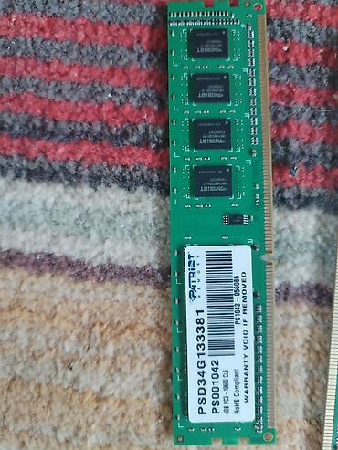 usb 3 0: Patriot Memory DDR3 RAM moduLU Model: PSD34G133381 Tutum: 4 GB Növ — 1