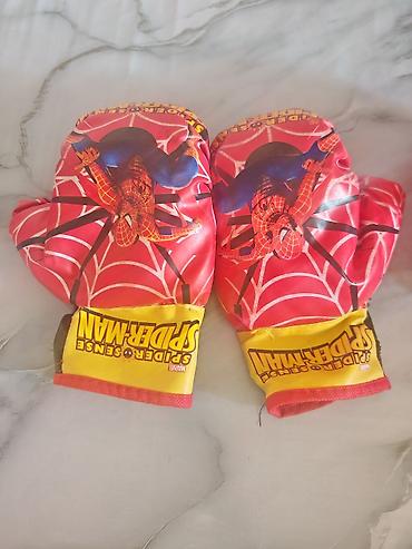 boks kask: Uşaq boks əlcəkləri – Marvel Spider‑Man dizaynlı - Rəng: qırmızı — 1