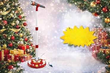 Muzički instrumenti za decu: Dečiji muzički set – gitara i mikrofon na stalku - Komplet sadrži — 5