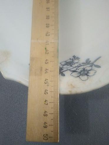 Əntiq qablar: Çox qədim Əntiq farfor bulud.İngiltərə,19-cu əsr.Uzunluğu 46 sm,eni 32 — 3