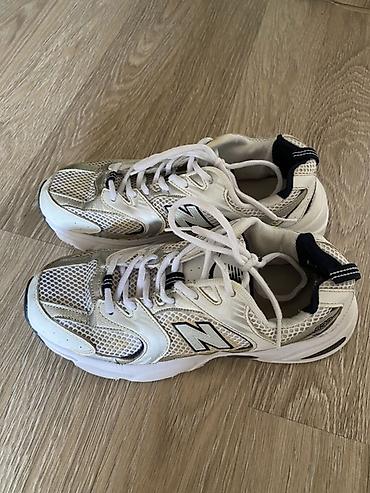 крассовки ролики: Кроссовки, 40, New Balance, Б/у, цвет - Белый, Самовывоз — 1