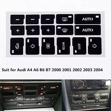 Car Stickers: AUDI A4 A6 SET ZA REPARACIJU DUGMICA KLIME NALEPNICE | Filip - — 1