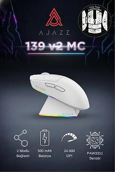 asus tuf dash: AJAZZ AJ139 V2 MC – şarj bazalı simsiz oyun siçanı Xüsusiyyətlər: - 3 — 1