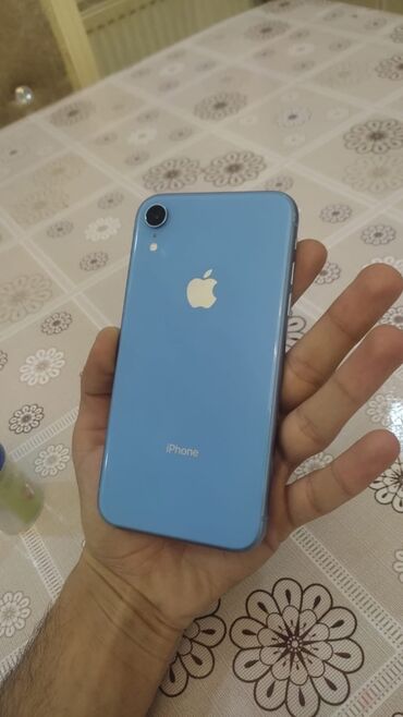 iphone xr qiymeti world telecom: IPhone Xr, 128 GB, Sierra Blue, Face ID