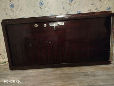 Giriş qapıları: Metall qapı və qutu komplekti - Material: polad gövdə, tünd qəhvəyi — 3