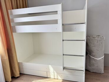 детские двухъярусные кровати фото цена: Балдар үчүн эки ярустуу, Жаңы, ЛДСП, түсү - Ак