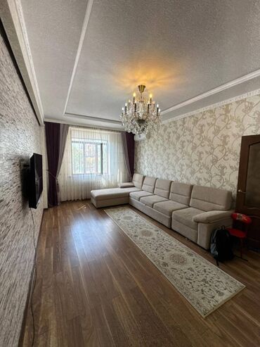 сдается 2 комнатная квартира в джале: 3 комнаты, 99 м², Элитка, 1 этаж, Евроремонт