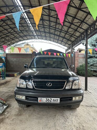 срочный машина: Lexus LX: 2002 г., 4.7 л, Автомат, Газ, Внедорожник