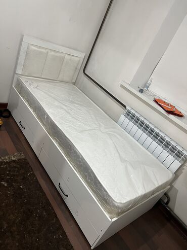 Односпальные кровати: Односпальная кровать, Новый, С матрасом, В рассрочку, длина - 200 см — 15