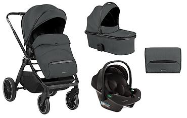 terranova helanke: KIKKA BOO Kolica TIFFANY 3u1 – dark grey, model KKB20151SET-180 — 1