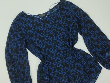 czarne bluzki z aplikacją: KappAhl, Women's blouse, size S