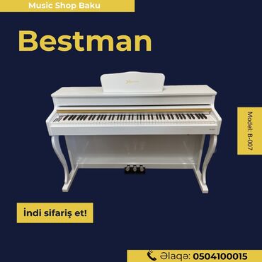 elektron piano qiymətləri: Bestman Elektron Piano

Model: B007

#piano#bestman#elektronpiano