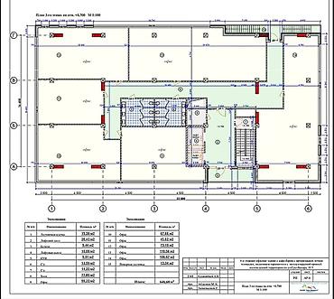 Коммерческая недвижимость: Продажа офисов 646 м², Без ремонта, Бизнес центр, 3 этаж — 2