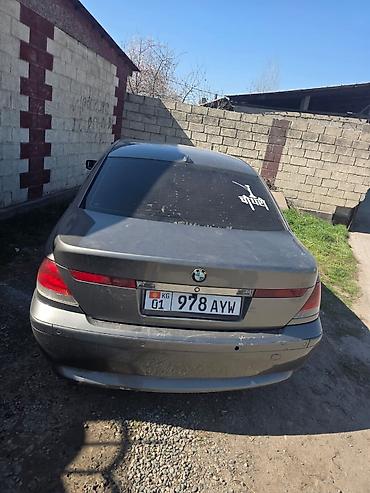 BMW: BMW 7 series: 2002 г., Автомат, Бензин, Седан — 3