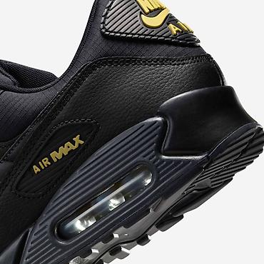 solid 2 0 heets: NIKE Air Max 90 Black Buff Gold Men's br.42,5 cm 27
IB — 7