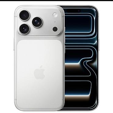 iphone cs max: IPhone 17 Pro, Б/у, 256 ГБ, Серебристый, Кабель, В рассрочку, 100 % — 1