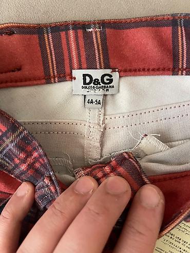 uşaqlar üçün qış şalvarları: D&G (Dolce & Gabbana) uşaqlar üçün şalvar - Model: uşaq — 1