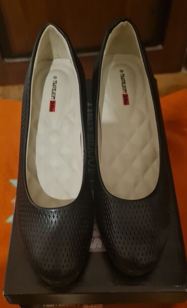 женские слипоны на высокой подошве: Tuflilər, Ölçü: 38, rəng - Qara, Yeni