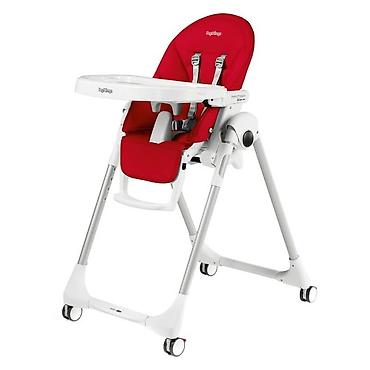 peg prego: Продаю итальянский стульчик Peg-Perego Prima Pappa яркий красный цвет — 1