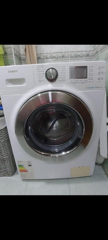 Paltaryuyan maşınlar: Paltaryuyan maşın Samsung, 8 kq, İşlənmiş, Avtomat, Qurutma var, Kredit yoxdur, Ünvandan götürmə