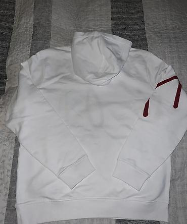 aksa: HUGO Mens Dokapi Cotton-Terry Hoodie with Oversized Logo vel. XL NOVO — 4