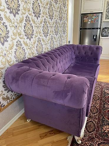 salon divanları: Divan, İşlənmiş, Açılmayan, Bazasız, Vеlur parça — 3