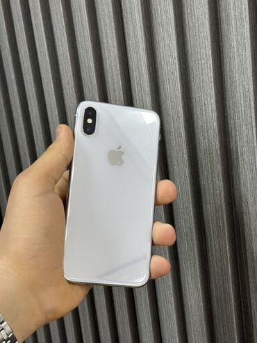 Apple iPhone: IPhone X, 64 GB, Ağ, Face ID