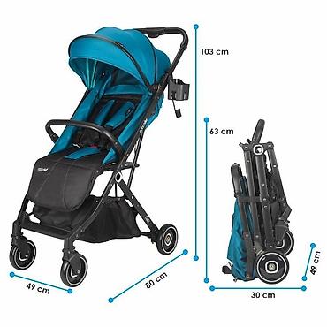 ccc papuce: Coccolle Kišobran Kolica Alla – Plava (SKU: 1) Kompaktna kolica koja — 8