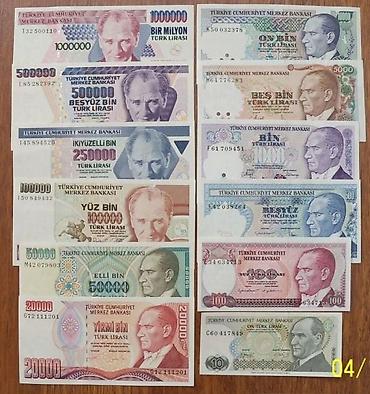 kohne pullarin satisi: Müxtəlif ölkələrə aid UNC setlər. WhatsApp aktivdi — 9