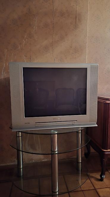 ТВ и видео: Toshiba kineskop televizor. Gümüşü rəngli korpusda klassik iri — 3