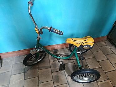 Детские велосипеды: Детский велосипед советского образца, небольшого размера. Основные — 5