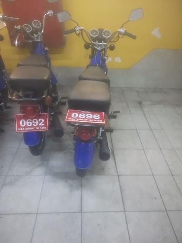 disk kalpaklar: GsBike NEO 4S moped/motosiklet - Rəng: mavi - Model üzərində “NEO 4S” — 4